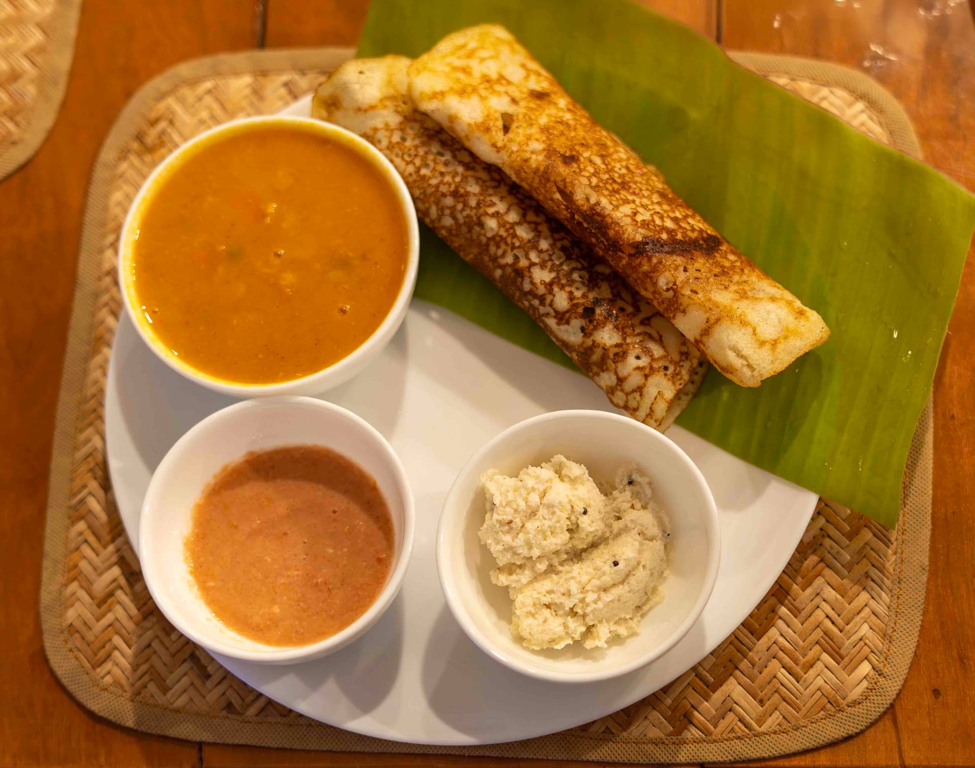 Freshly prepared Ayurvedic meal at Himveda
